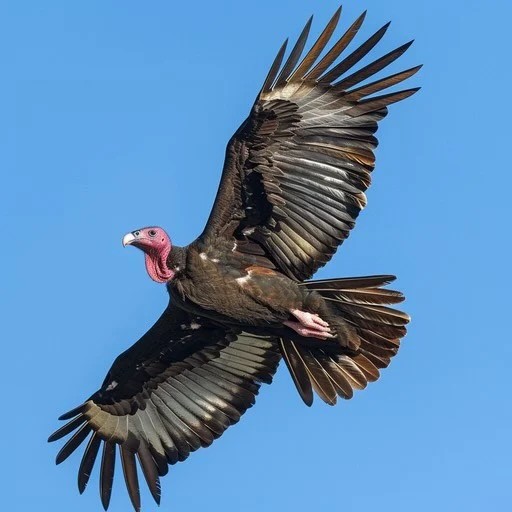 Turkey Vulture soaring, https://stockcake.com/i/soaring-vulture-wings_688034_1130894; Public Domain